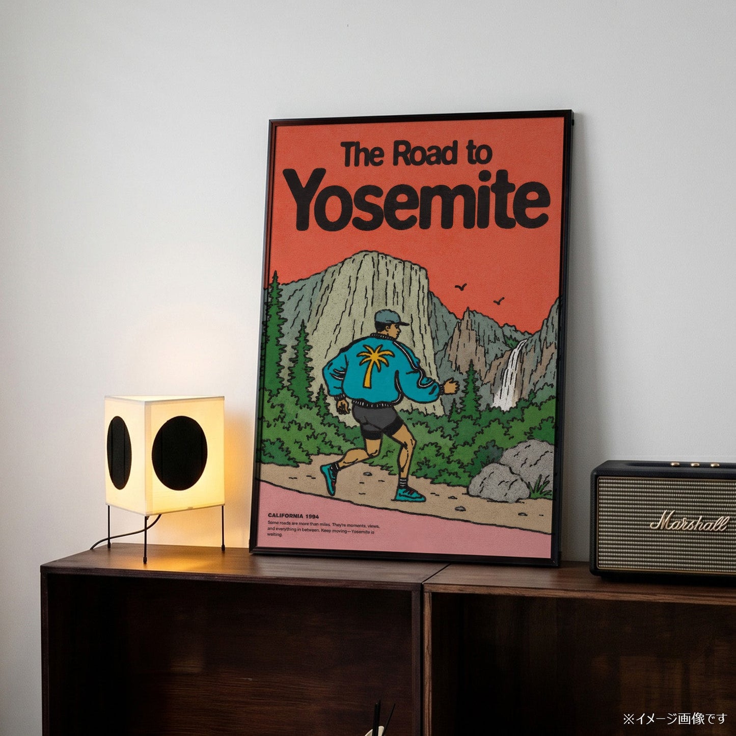 「The Road to Yosemite」ヴィンテージトラベルポスター - Ink Jp