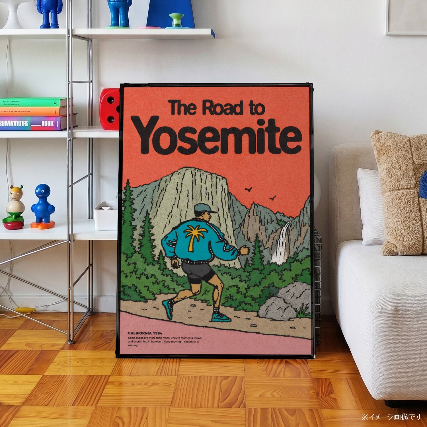 「The Road to Yosemite」ヴィンテージトラベルポスター - Ink Jp
