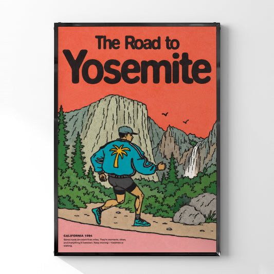 「The Road to Yosemite」ヴィンテージトラベルポスター - Ink Jp
