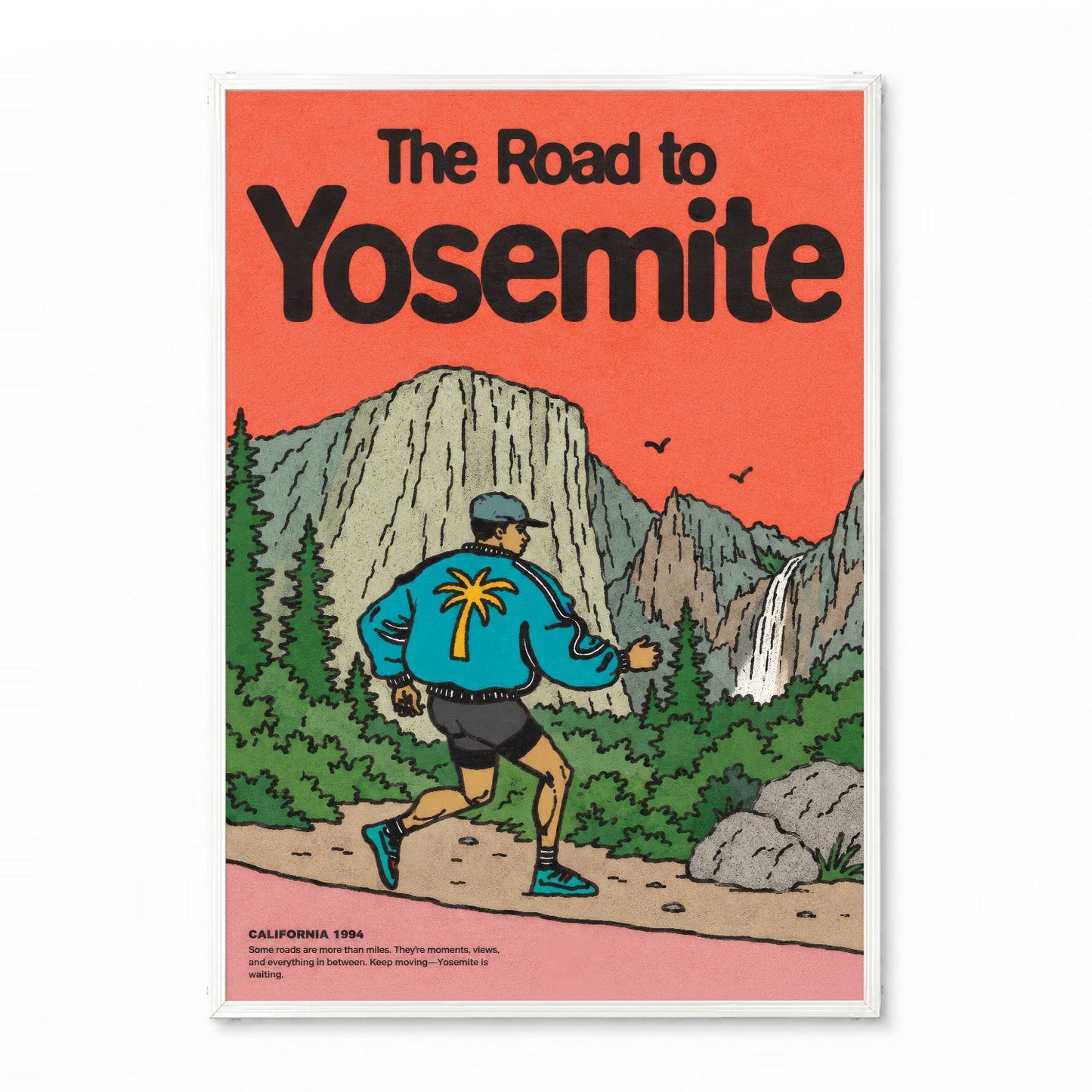 「The Road to Yosemite」ヴィンテージトラベルポスター - Ink Jp