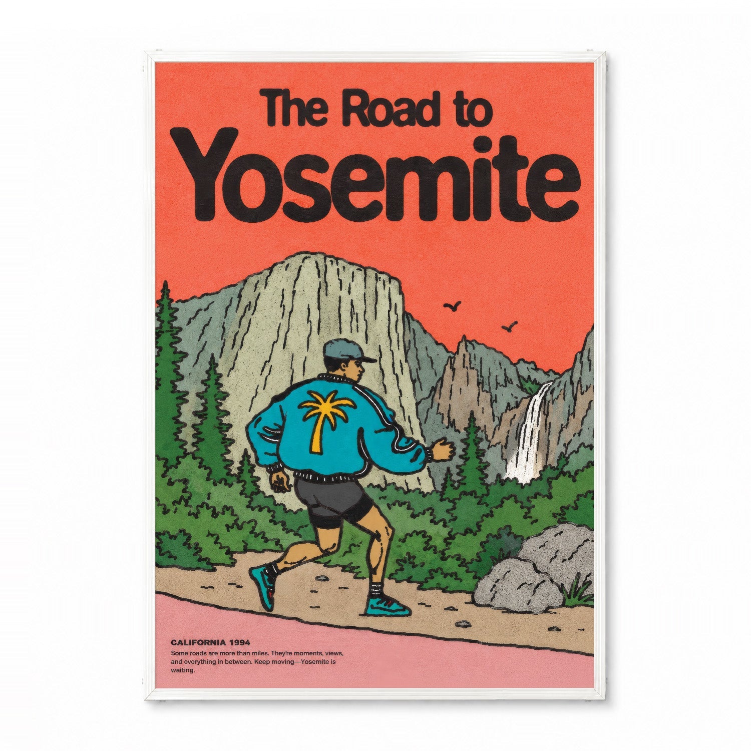 「The Road to Yosemite」ヴィンテージトラベルポスター - Ink Jp