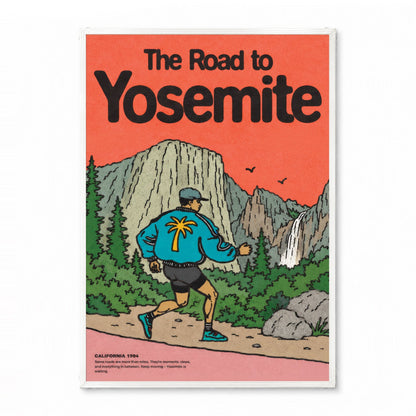 「The Road to Yosemite」ヴィンテージトラベルポスター - Ink Jp