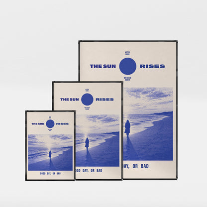 「The Sun Rises」レトロフォトグラフィックポスター - Ink Jp