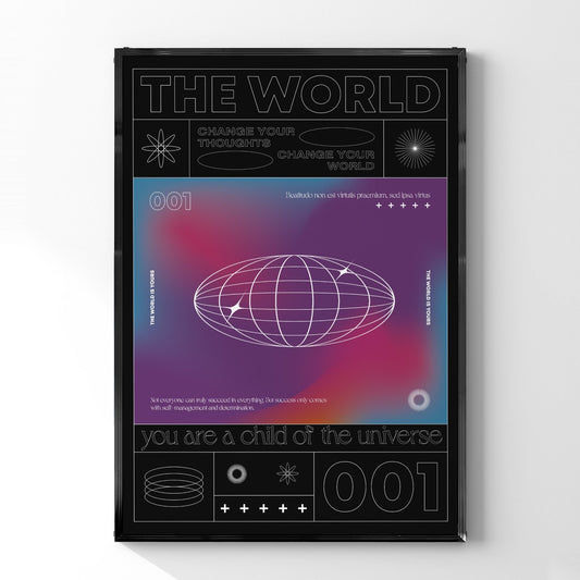 テクノスタイルのポスター 「THE WORLD」 - Ink Jp