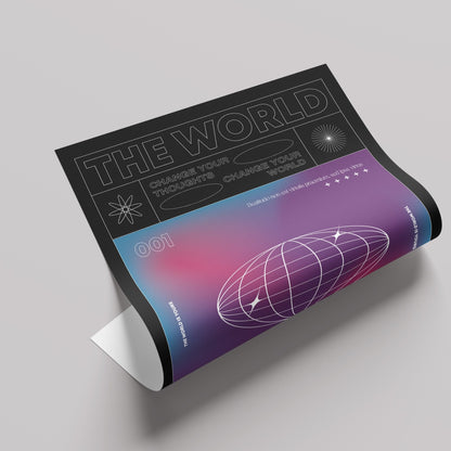 テクノスタイルのポスター 「THE WORLD」 - Ink Jp