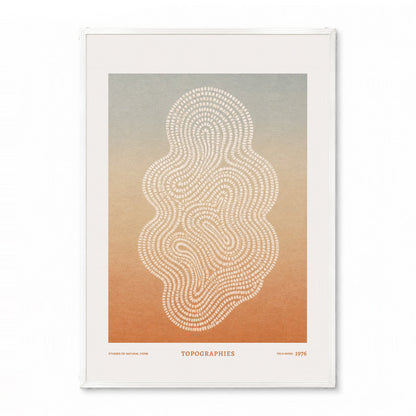 「TOPOGRAPHIES 1976」サイエンスアートポスター - Ink Jp
