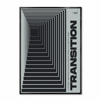 「TRANSITION **07」グラフィックアートポスター - Ink Jp