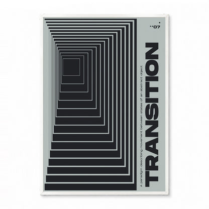 「TRANSITION **07」グラフィックアートポスター - Ink Jp