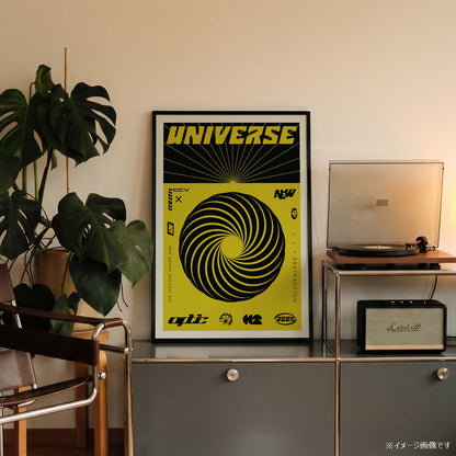 「UNIVERSE」グラフィックアートポスター - Ink Jp