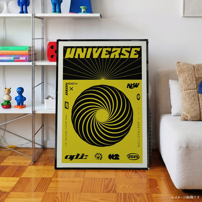 「UNIVERSE」グラフィックアートポスター - Ink Jp