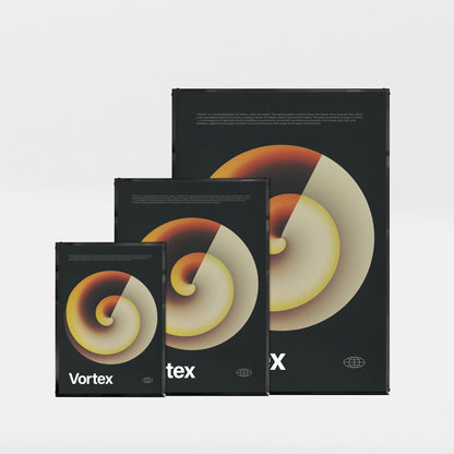 「Vortex」グラデーションアートポスター - Ink Jp