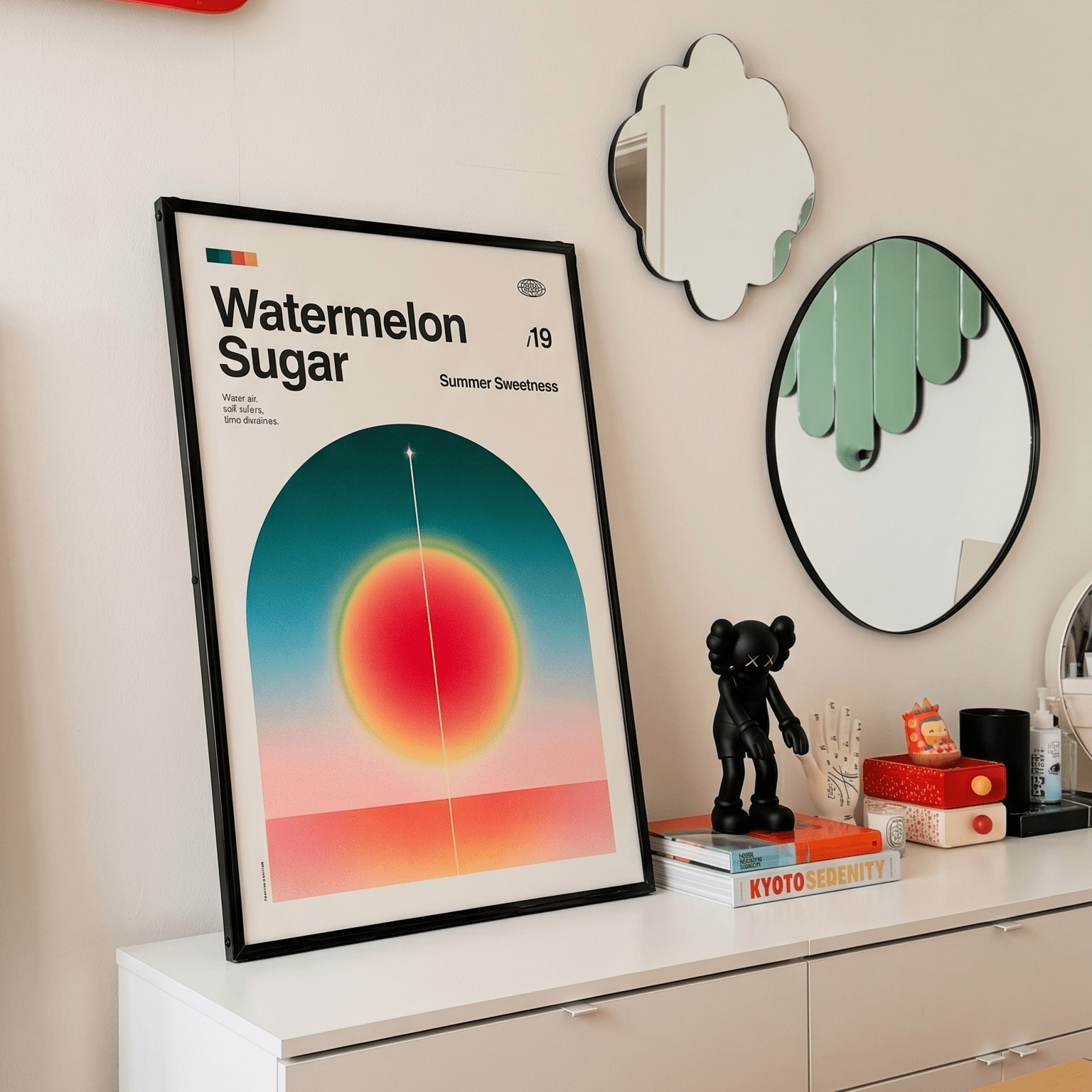 「Watermelon Sugar」音楽インスパイア アートポスター - Ink Jp