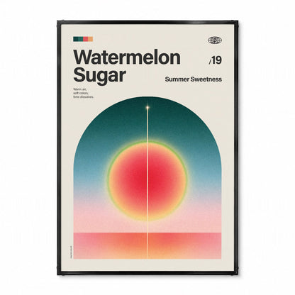 「Watermelon Sugar」音楽インスパイア アートポスター - Ink Jp