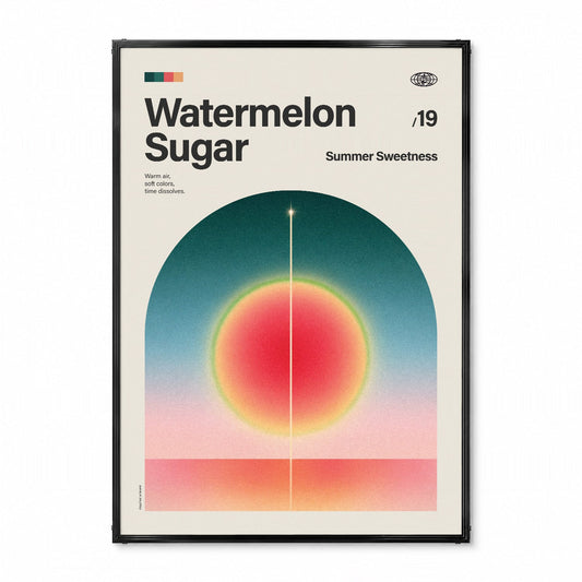 「Watermelon Sugar」音楽インスパイア アートポスター - Ink Jp