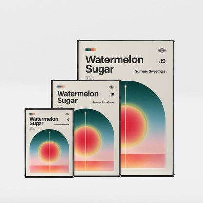 「Watermelon Sugar」音楽インスパイア アートポスター - Ink Jp