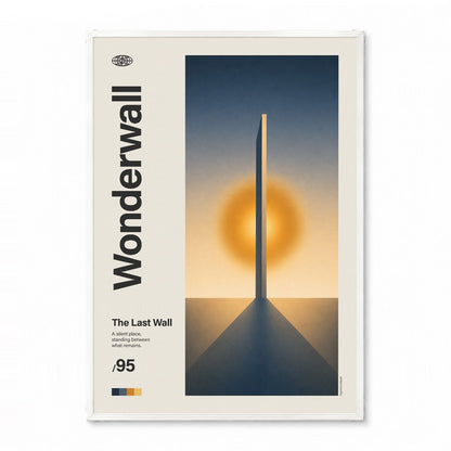 「Wonderwall」音楽インスパイア アートポスター - Ink Jp