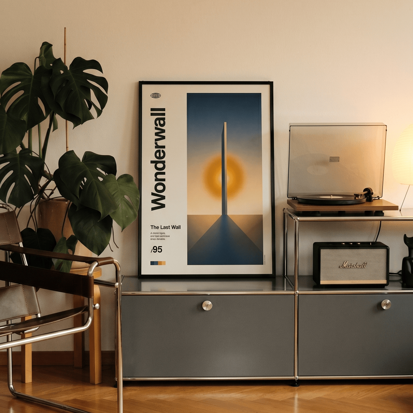 「Wonderwall」音楽インスパイア アートポスター - Ink Jp