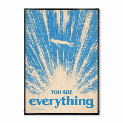 「YOU ARE everything」モチベーションポスター - Ink Jp