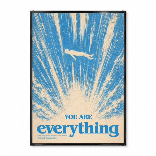 「YOU ARE everything」モチベーションポスター - Ink Jp