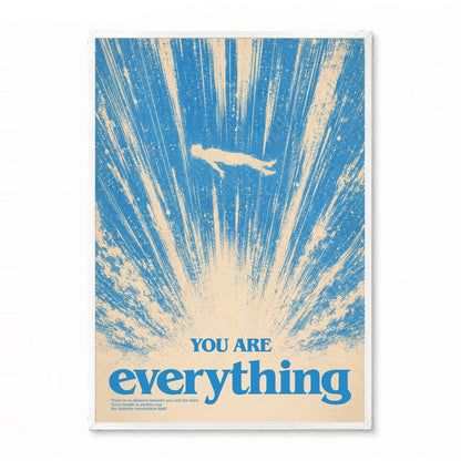 「YOU ARE everything」モチベーションポスター - Ink Jp
