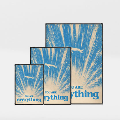 「YOU ARE everything」モチベーションポスター - Ink Jp