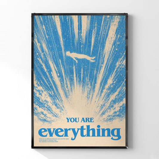 「YOU ARE everything」モチベーションポスター - Ink Jp